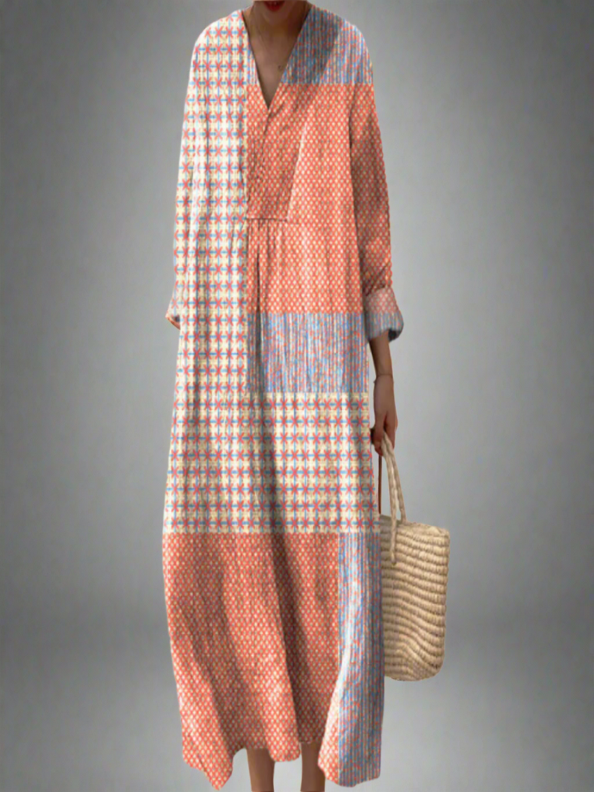 Alisa | Elegante vestido geométrico